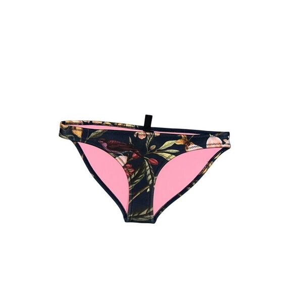 NEW WITHOUT TAGS Triangl Womens navy blue with a pink and yellow floral pattern - Picture 1 of 4